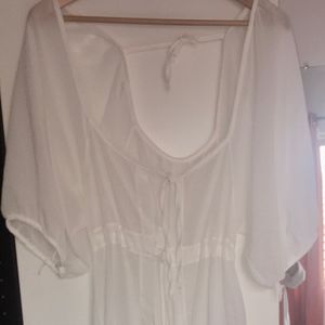 White Beach Cover Up